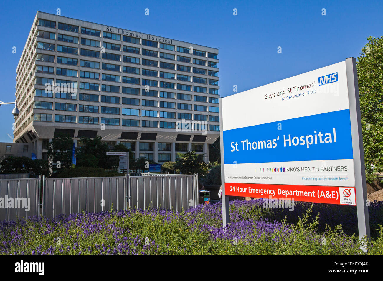 LONDON, UK - JUNE 30TH 2015: A view of the historic St. Thomas ...
