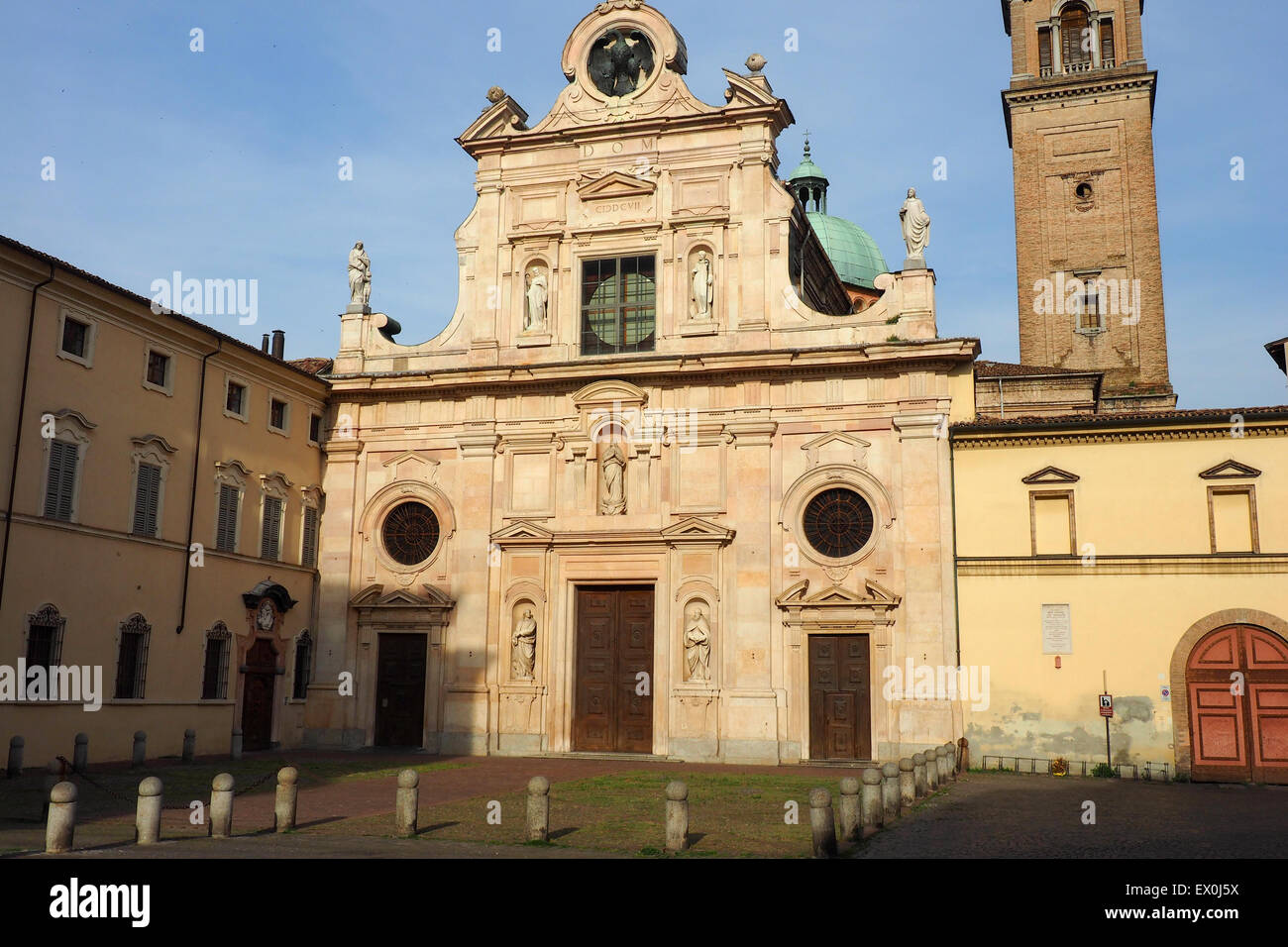 San Giovanni Evangelista church in Parma, Italy. Stock Photo
