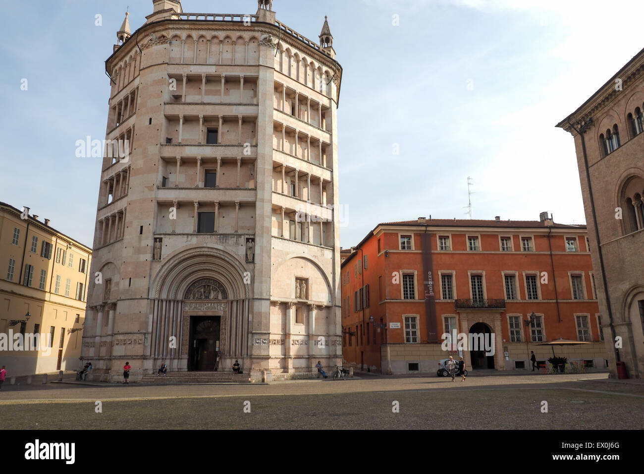 The Baptistery of Parma Cathedral, Stock Photo
