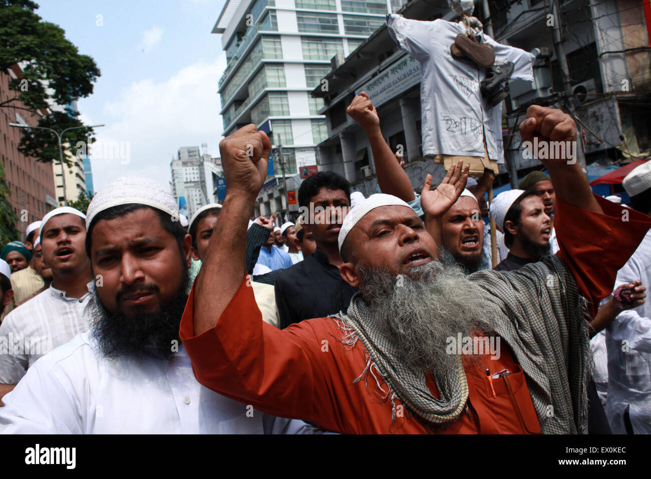 Dhaka, Bangladesh. 03rd July, 2015. Hefazat-e-Islam and other Islamic ...