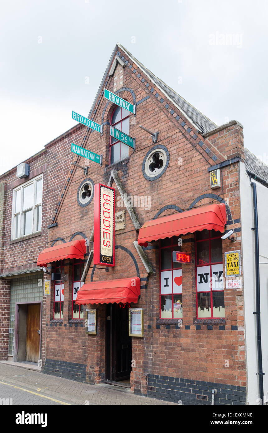 Buddies American Diner in Northampton Stock Photo