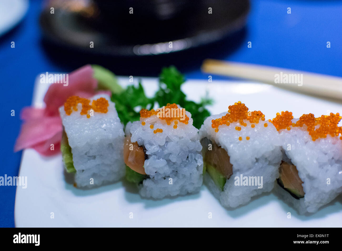 Sushi dinner date night Stock Photo