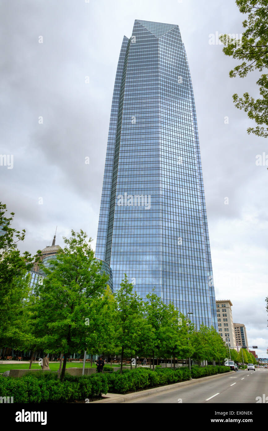 The Devon Energy Tower In Downtown Oklahoma City Stock Photo - Alamy