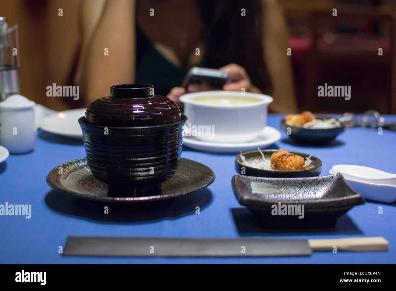 Sushi dinner date night Stock Photo