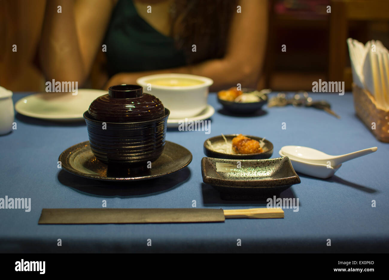 Sushi dinner date night Stock Photo