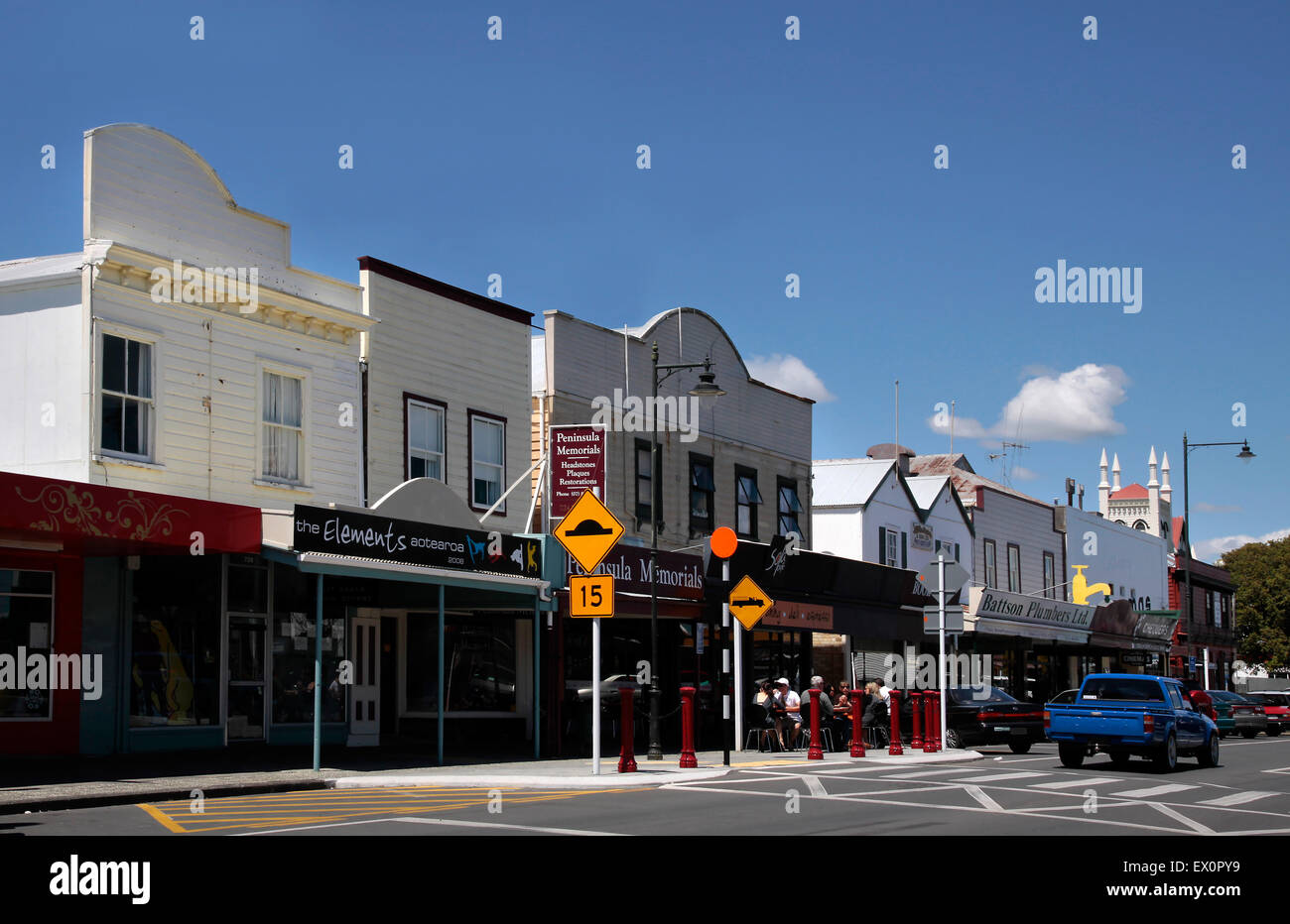 Old town of Thames, CoromandelPeninsula, New Zealand Stock Photo Alamy