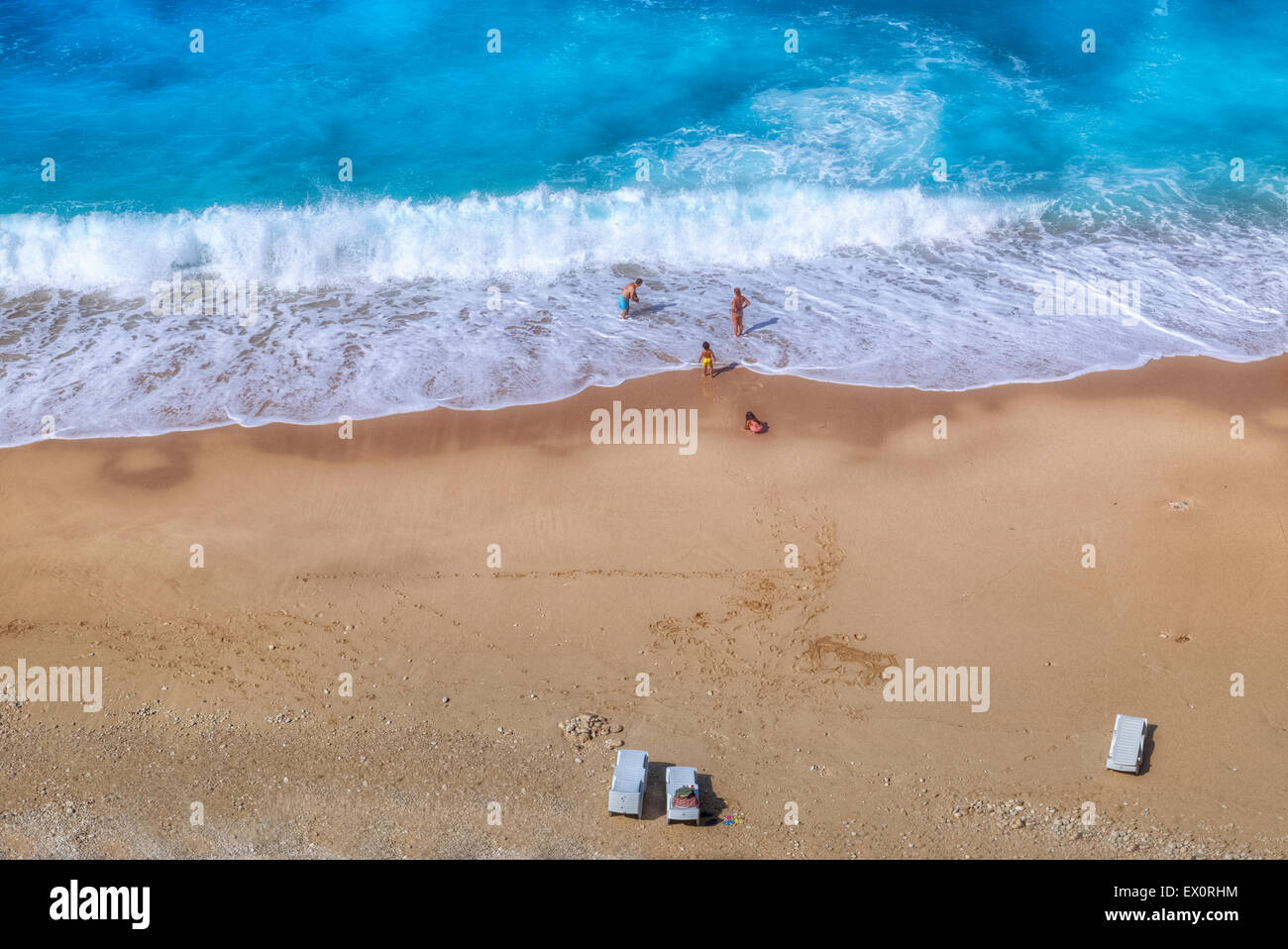 Kaputas Beach, Kalkan, Antalya, Turkey Stock Photo