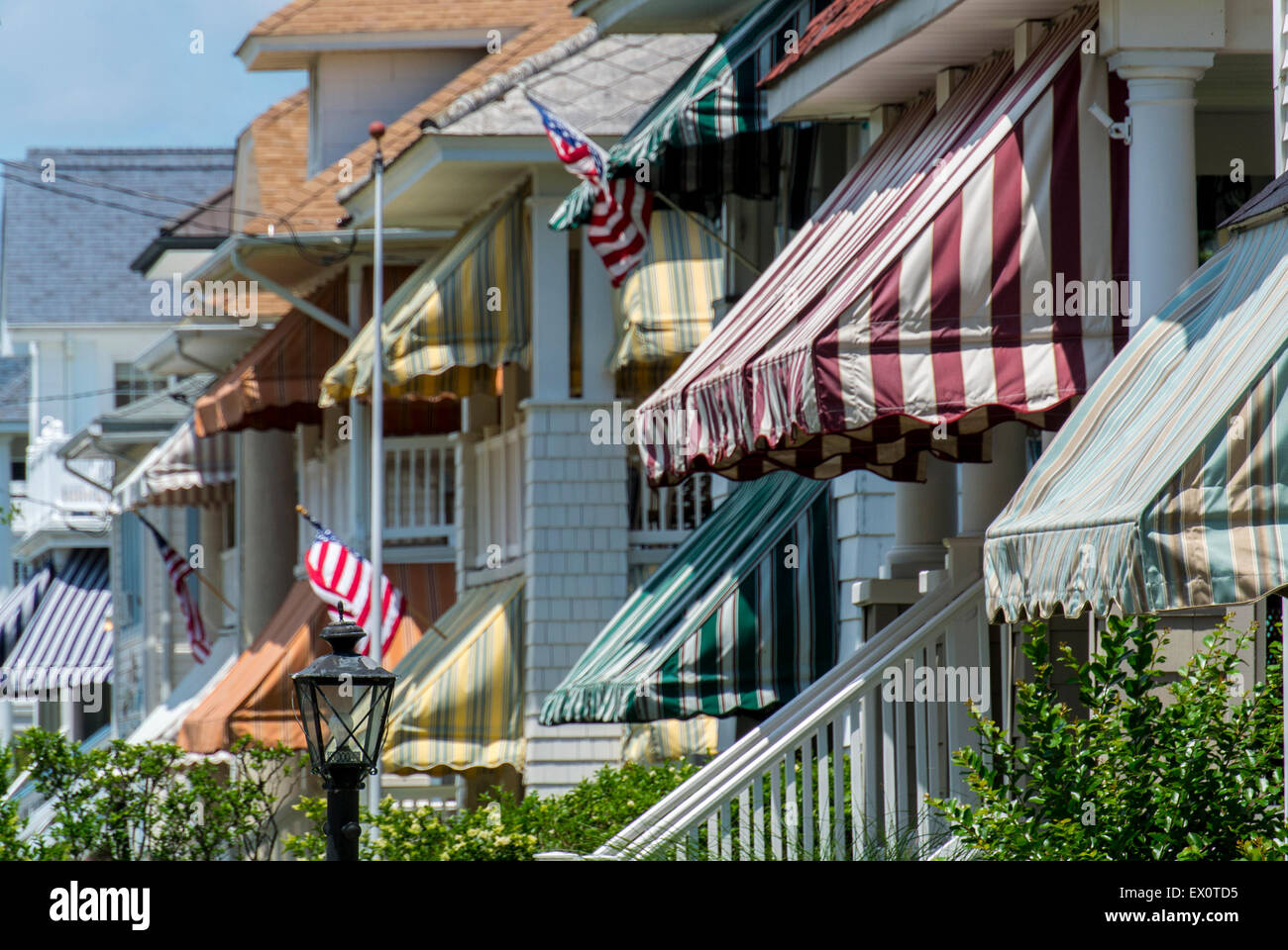 Resort Homes Awnings Stock Photos Resort Homes Awnings Stock