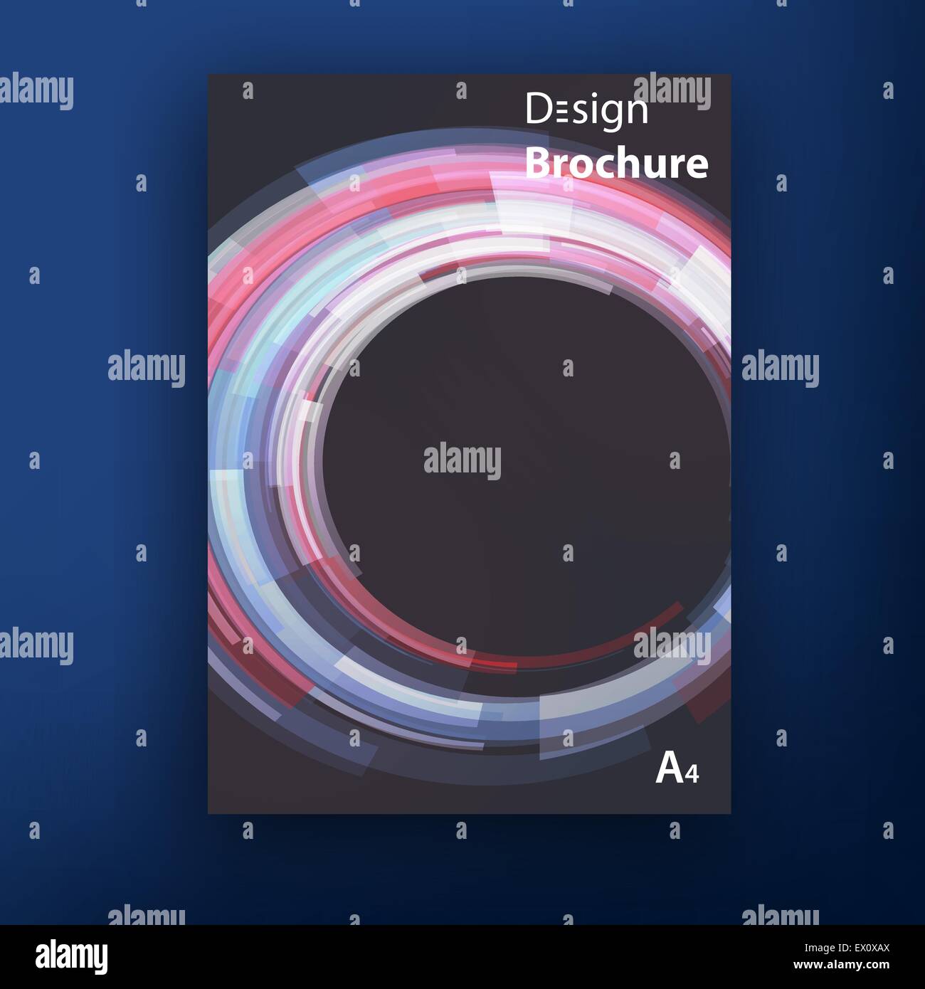 Vector brochure booklet cover design templates collection Stock Vector