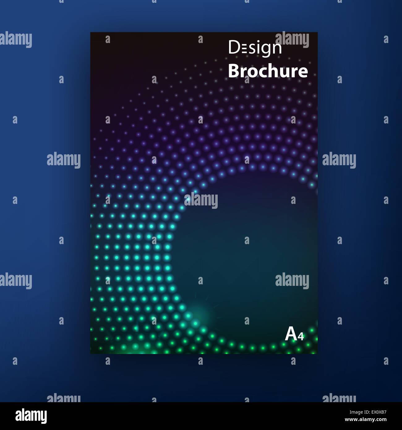 Vector brochure booklet cover design templates collection Stock Vector