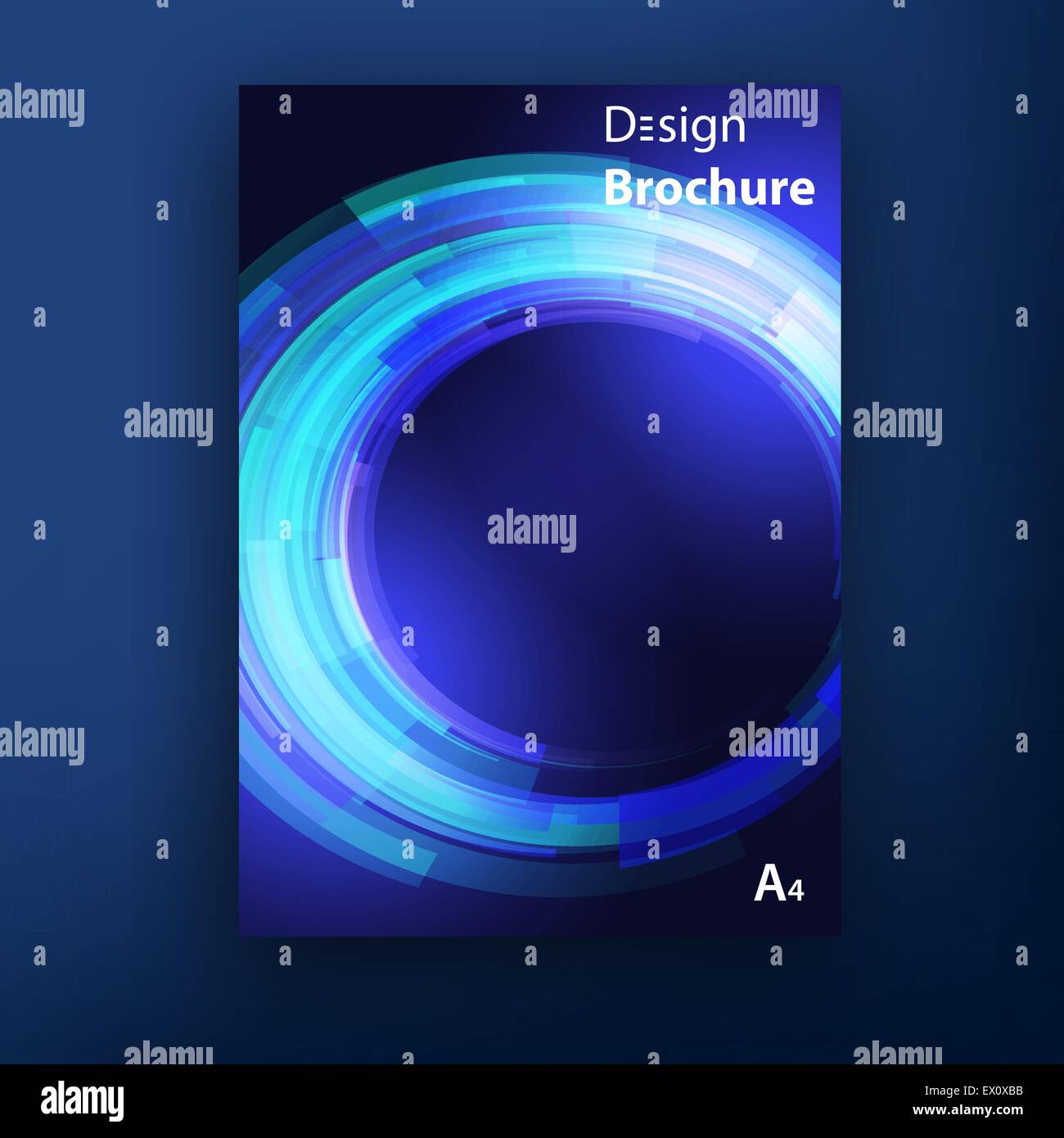 Vector brochure booklet cover design templates collection Stock Vector