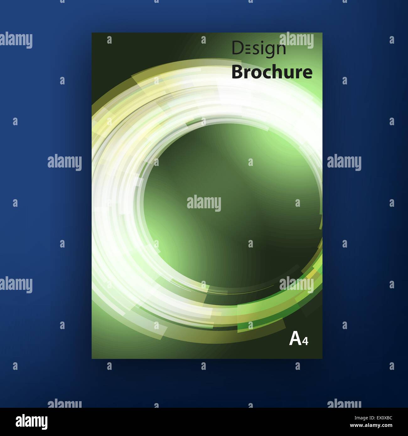 Vector brochure booklet cover design templates collection Stock Vector