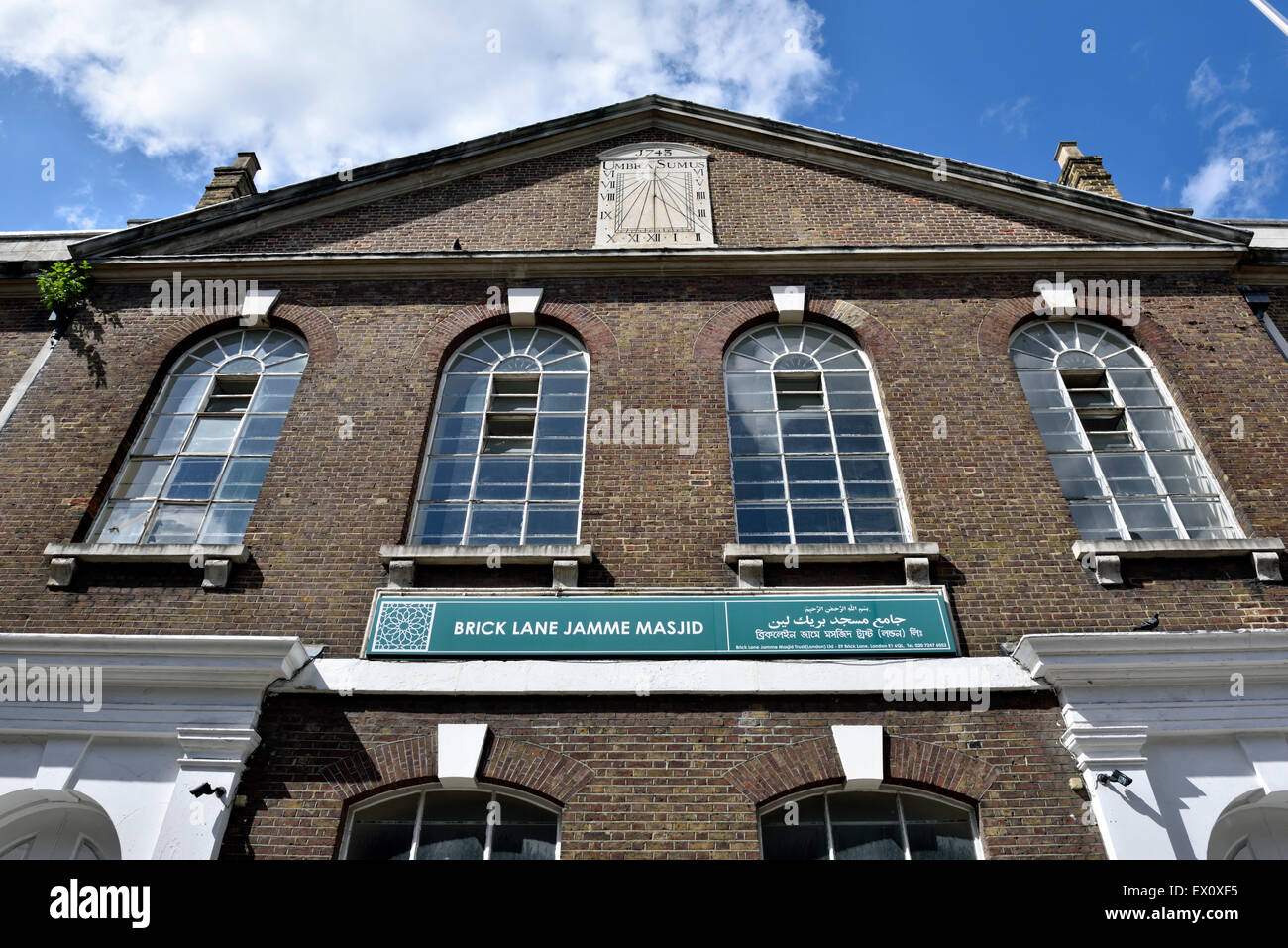 Brick Lane Jamme Masjid Mosque, London Borough of Tower Hamlets, England Britain UK Stock Photo
