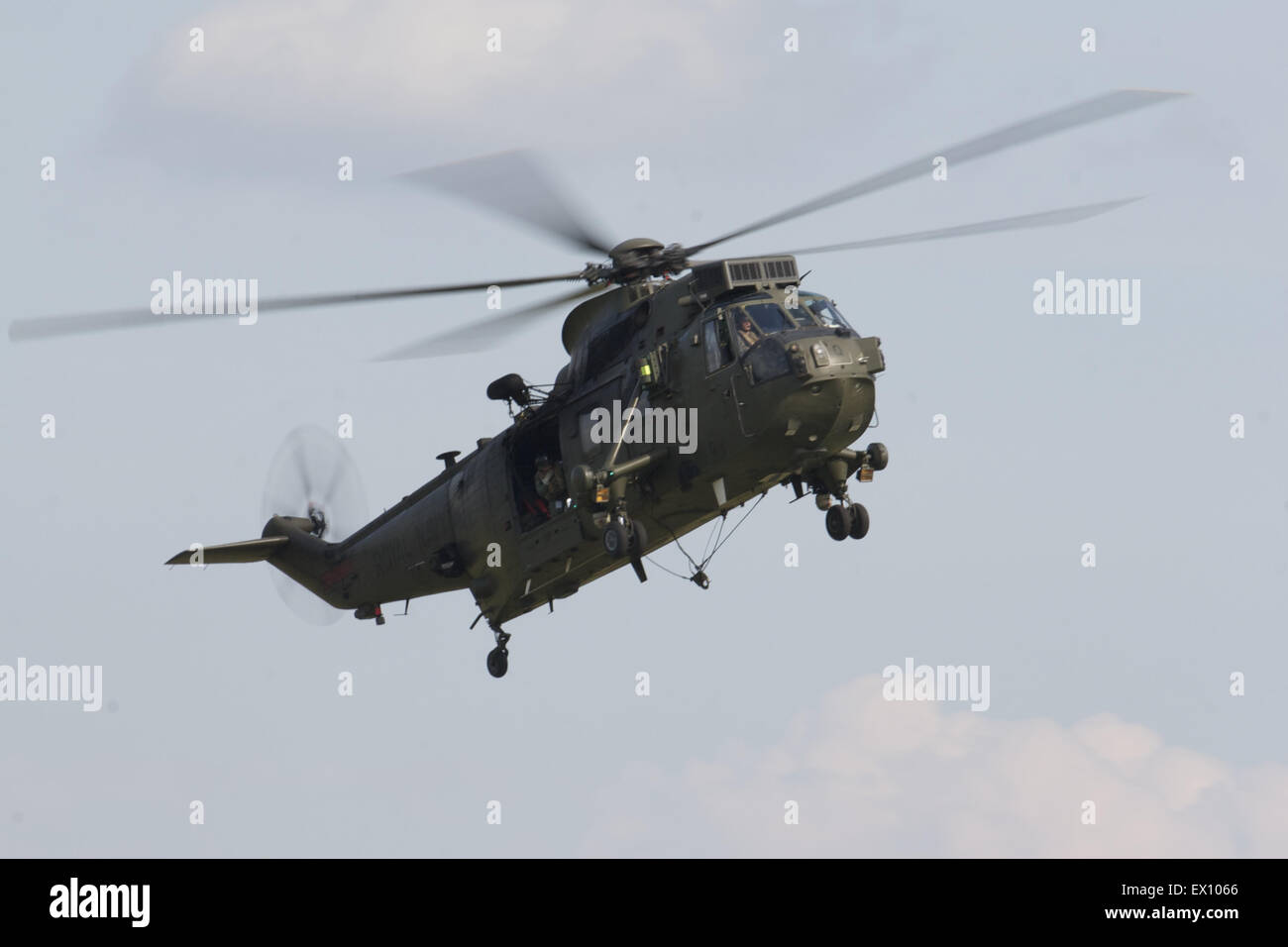 Westland Sea King H C mk 4 of 848 NAS the Commando Helicopter Force Sea Kings are to be retired by April 2016 Stock Photo