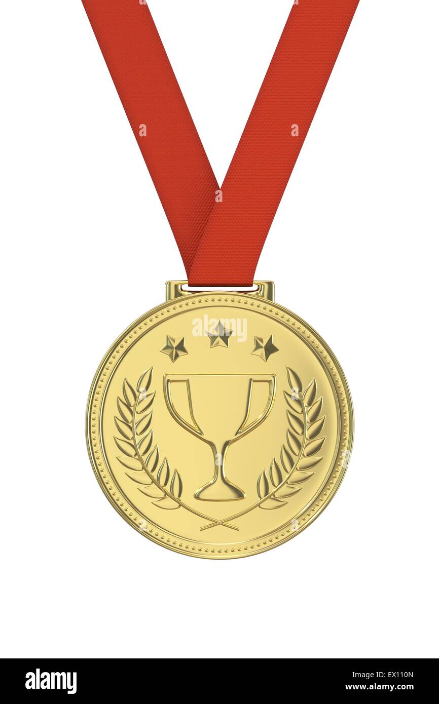 Gold medal Stock Photo