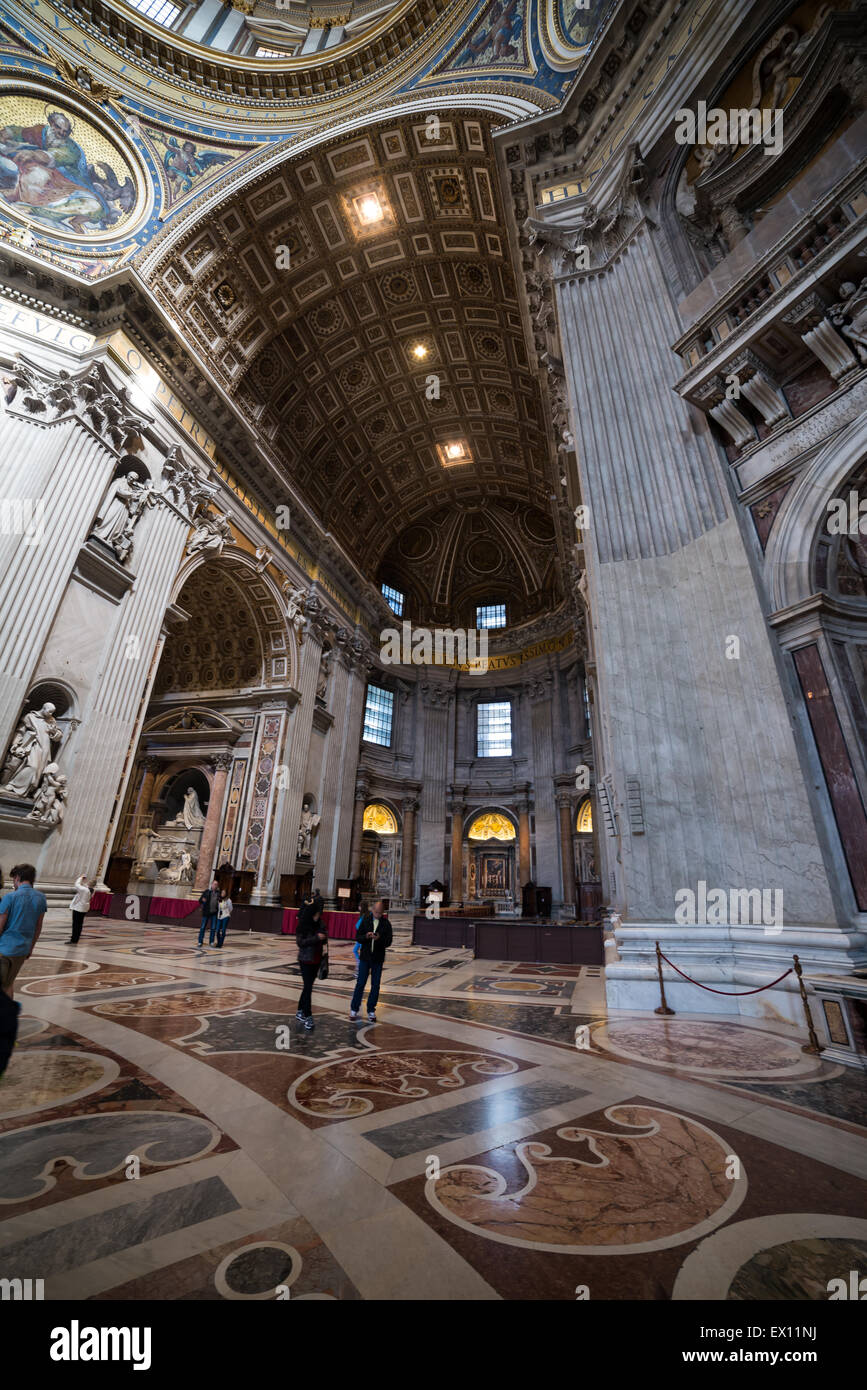 Interior of St. Peter's Basilica Stock Photo - Alamy