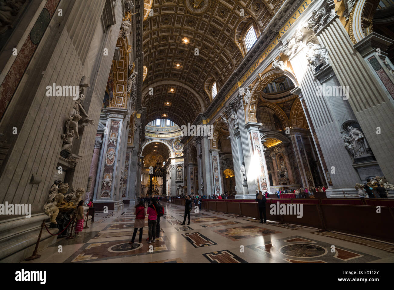 Interior of St. Peter's Basilica Stock Photo - Alamy