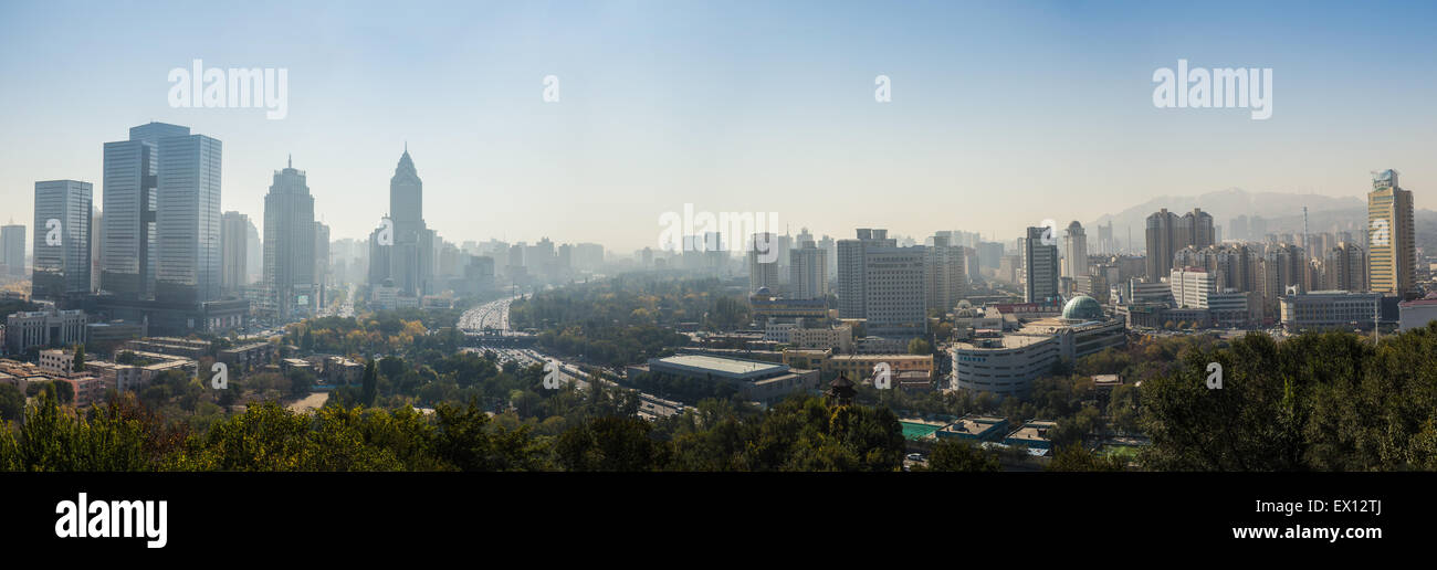 View of the big modern city Stock Photo