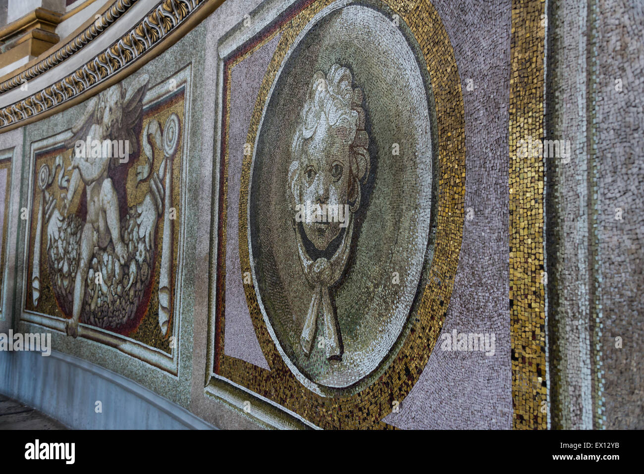 St. Peter's Basilica - mosaic Stock Photo