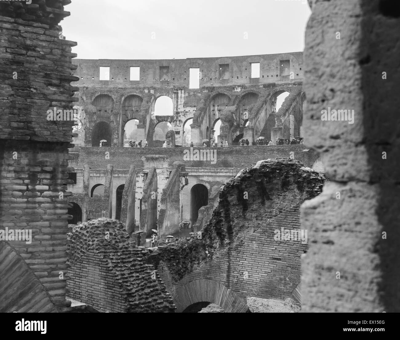 Coliseum in Rome Stock Photo