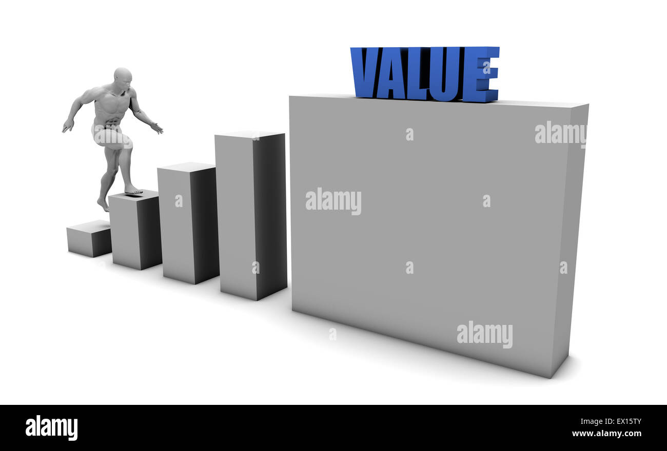 Improve Your Value and Increase or Reach Your Goal Stock Photo Alamy