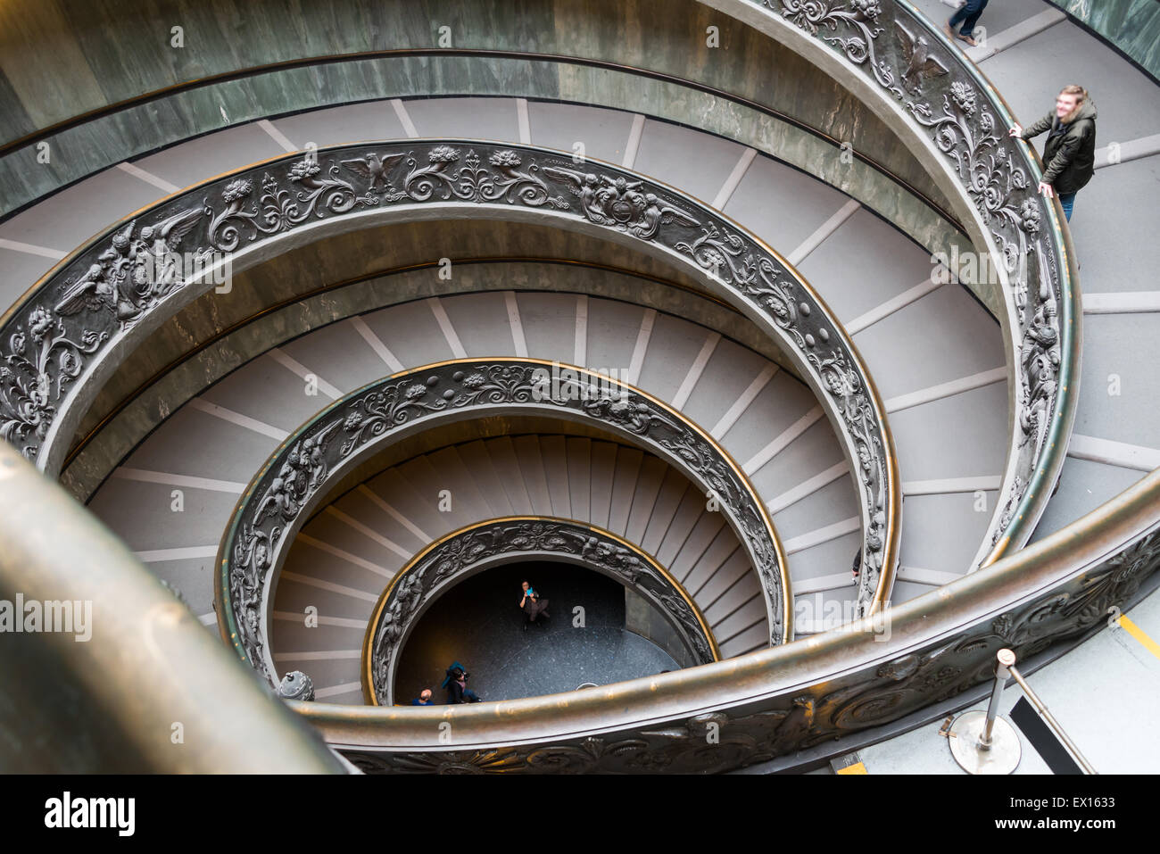 Bramante Staircase in Vatican Museums Stock Photo Alamy
