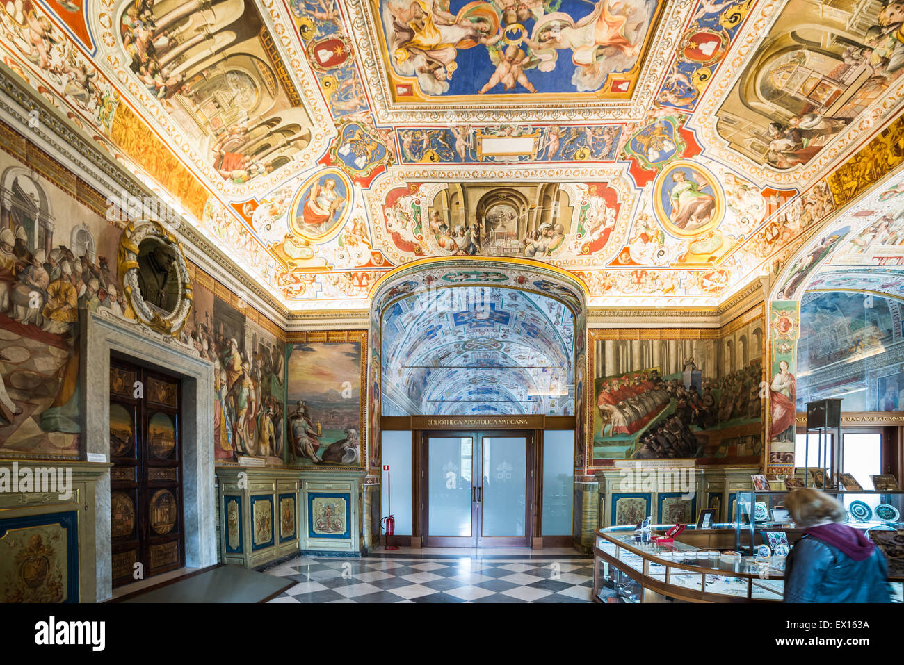 Vatican library Stock Photo