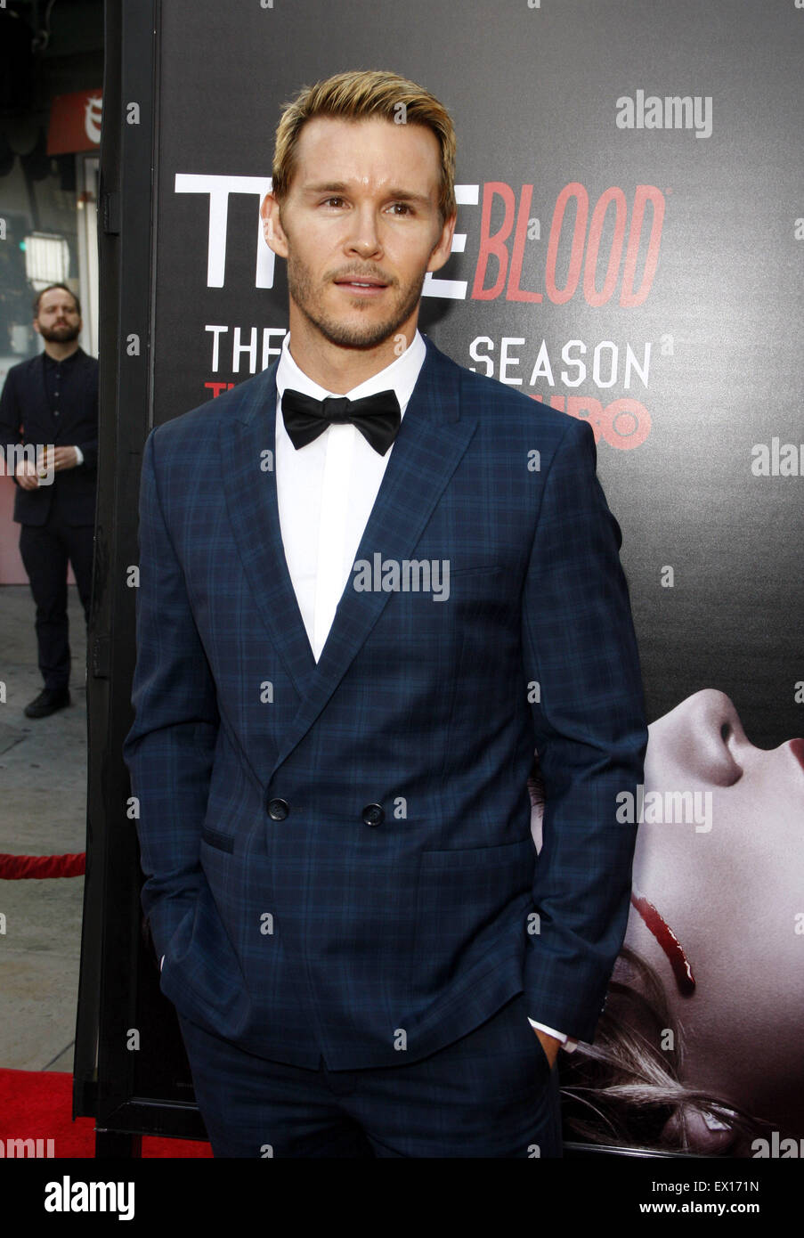 Ryan Kwanten at the Season 7 premiere of HBO's 'True Blood' held at the TCL Chinese Theatre in Los Angeles. Stock Photo