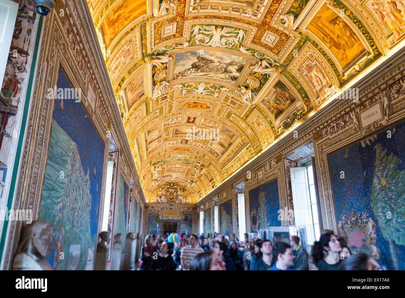 Map Gallery in Vatican Museums - Map Gallery In Vatican Museums EX17A0 