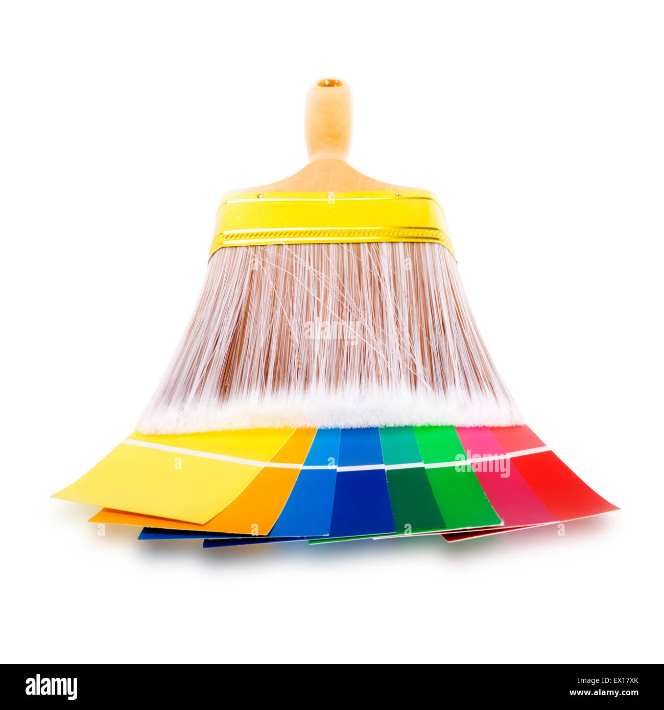 Paint swatches and brush hi-res stock photography and images - Alamy
