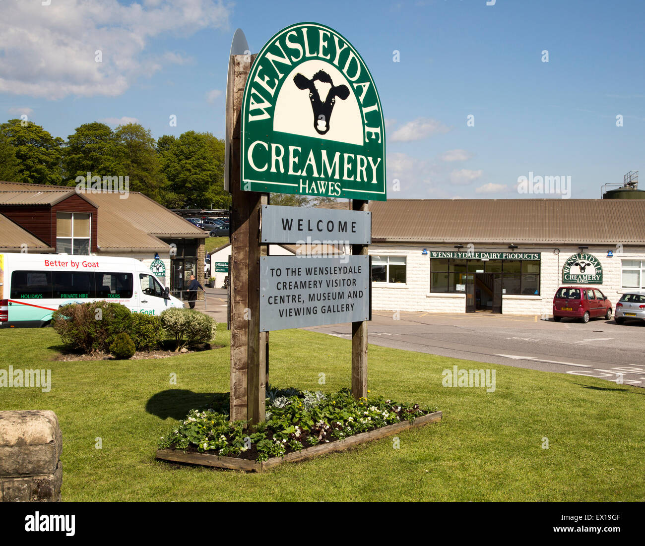 Wensleydale Creamery cheese factory visitor centre, Hawes, Yorkshire Dales national park