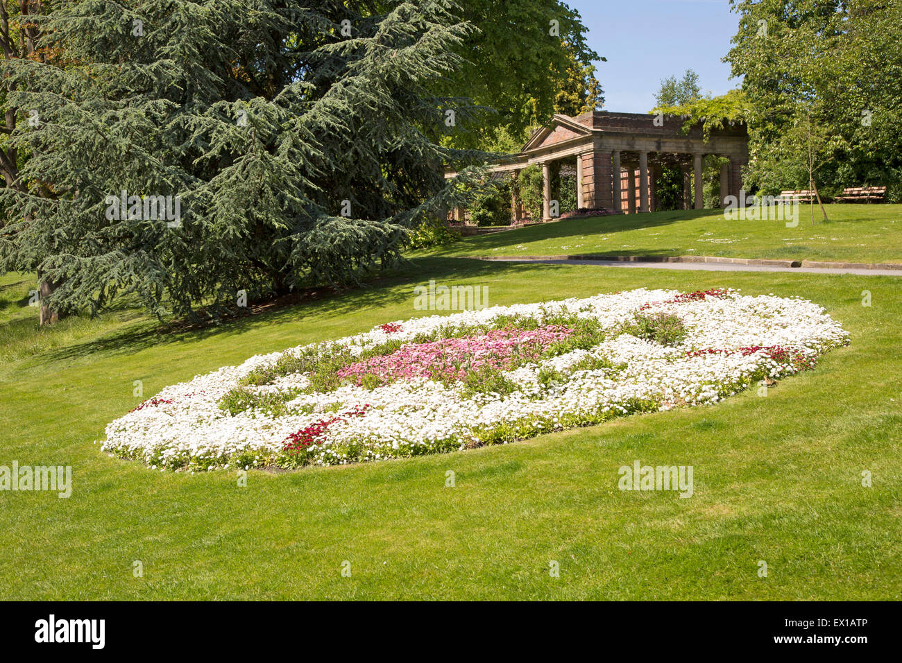 Valley Gardens park and garden, Harrogate, Yorkshire, England, UK Stock