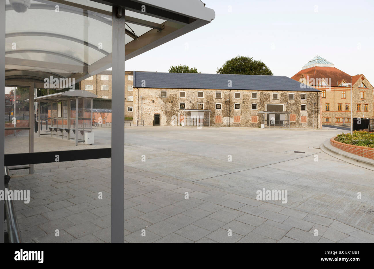 Thetford Bus Interchange between Minstergate and St Nicholas Street