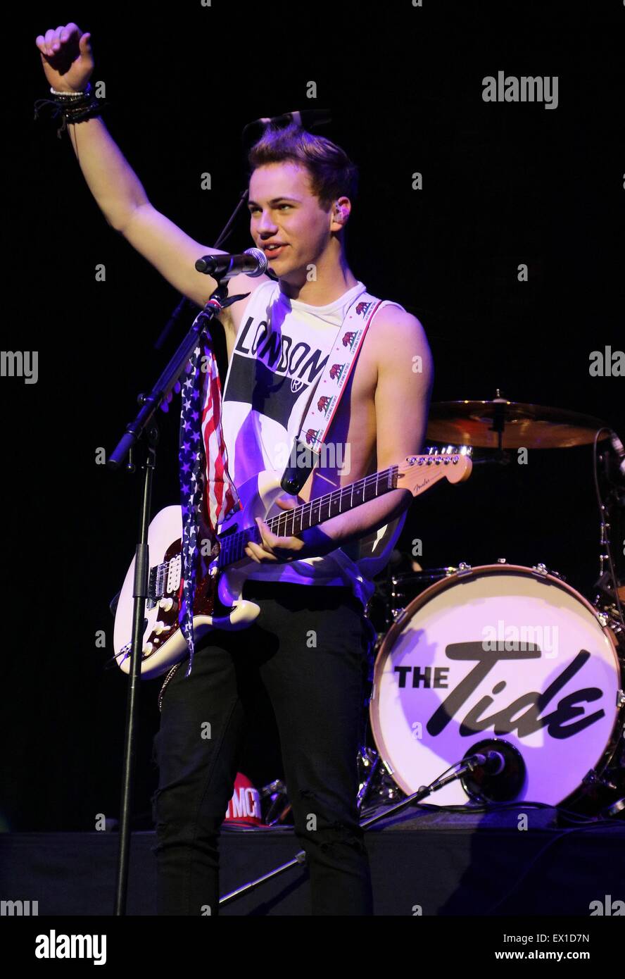 The Tide O2 The Tide perform at London's O2 Arena Featuring: The Tide Where: London ...