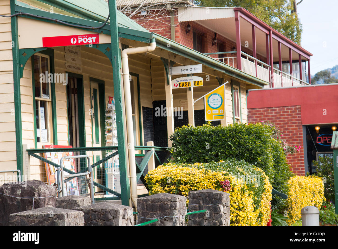 Kangaroo valley township in the southern highlands of new south wales