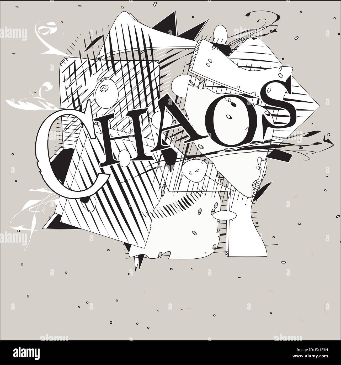 Messy grunge background random Stock Vector Images - Alamy