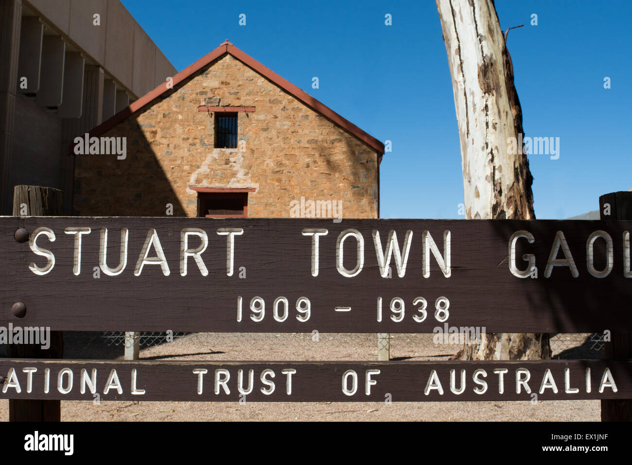 Australia, NT, Alice Springs. Historic Stuart Town Gaol (jail) circa