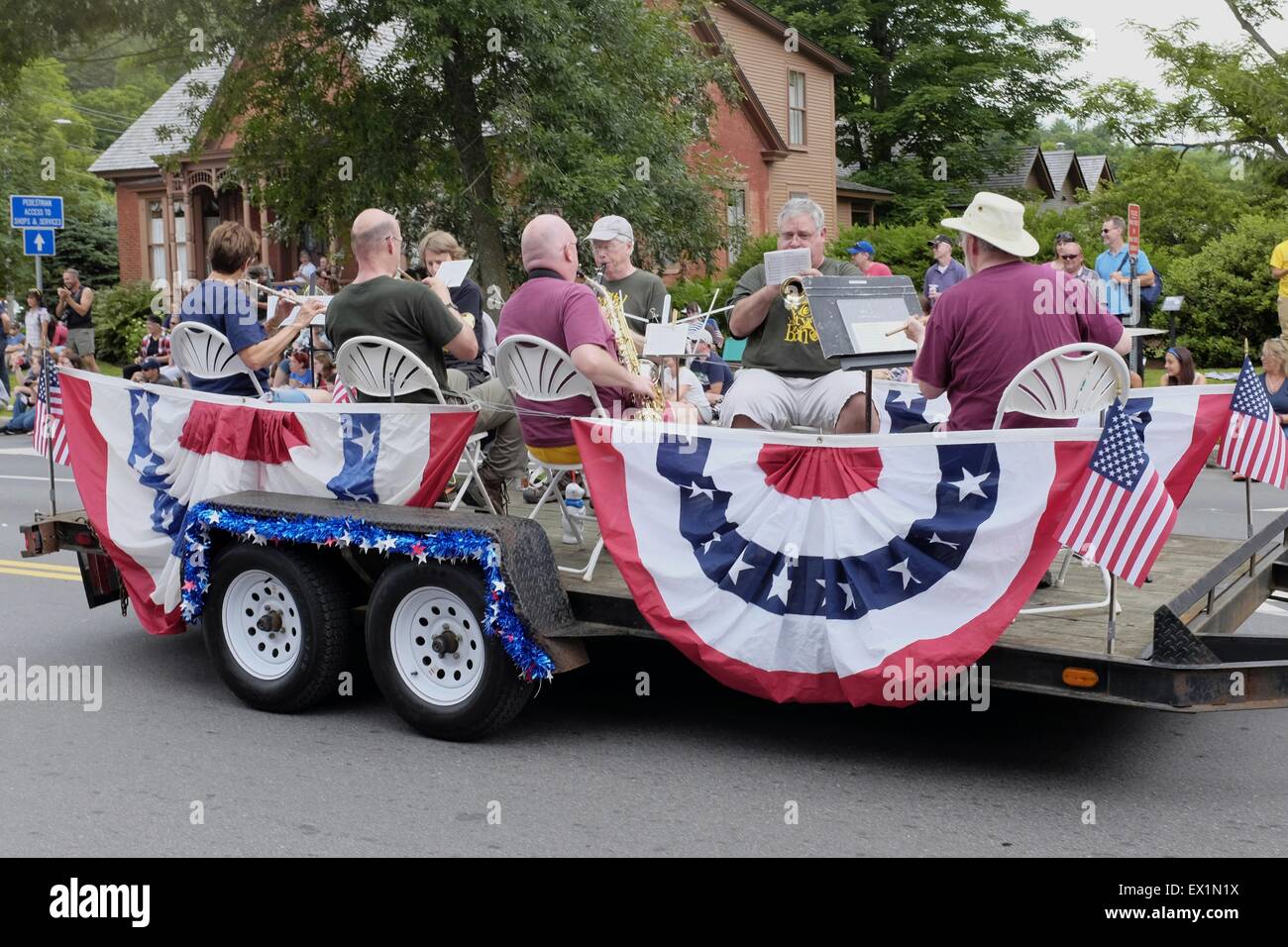 Old Fashioned 4th of July Celebration and Parade in Stowe, Vermont