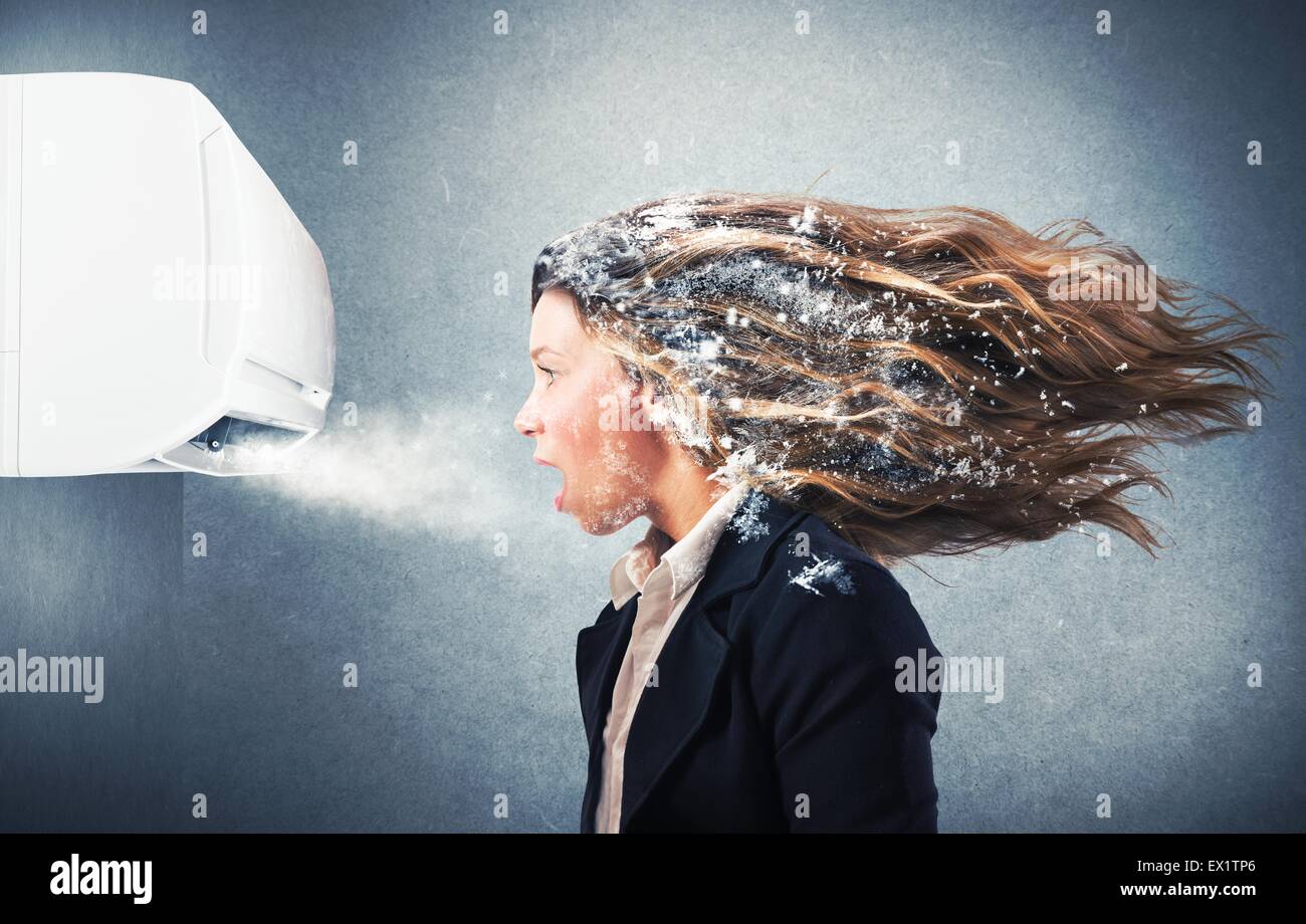 Powerful air conditioner Stock Photo Alamy