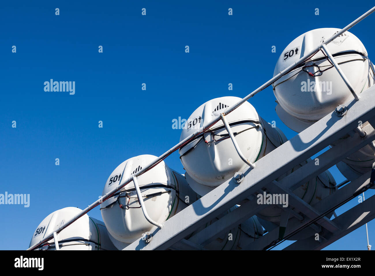 Inflatable life raft hi-res stock photography and images - Alamy