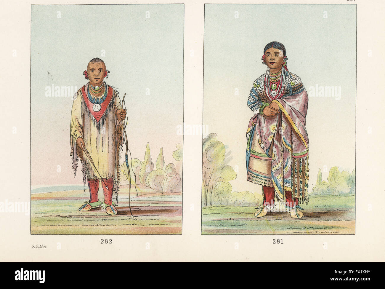 Meskwaki woman, wife of chief Kee-o-kuk, Running Fox, 281, and ...