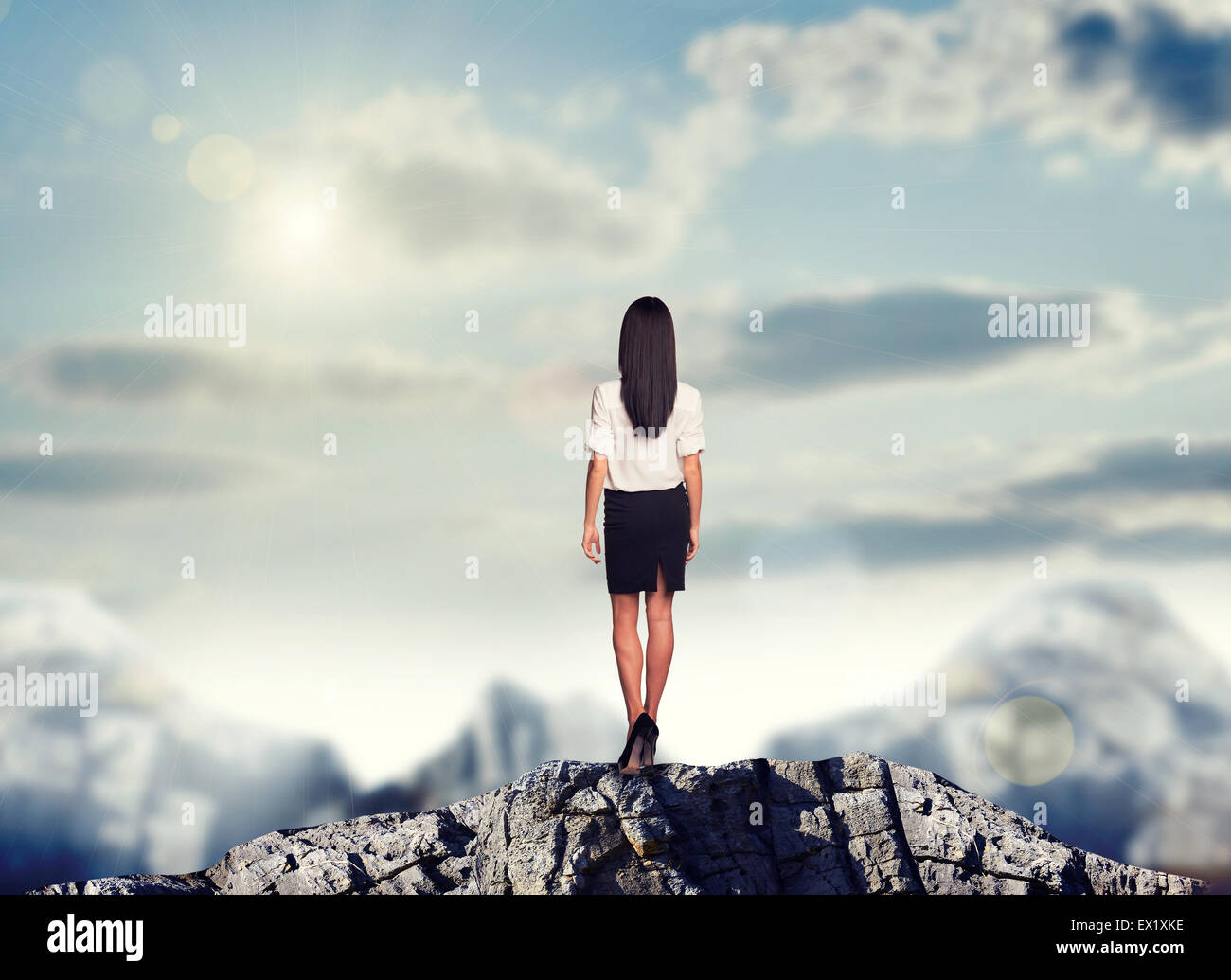Top rear view hi-res stock photography and images - Alamy