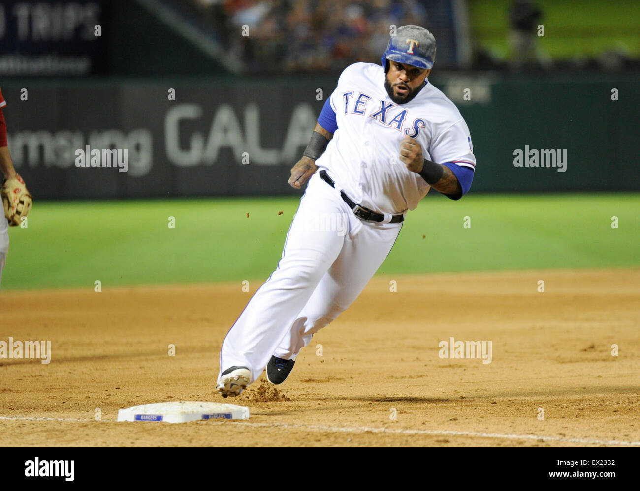 Texas rangers designated hitter prince fielder 84 hi-res stock ...