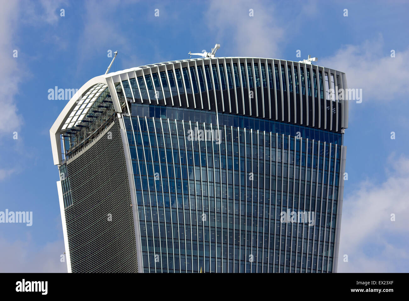 The 20 Fenchurch Street ' Walkie-Talkie' building is the 5th tallest building in London. Stock Photo