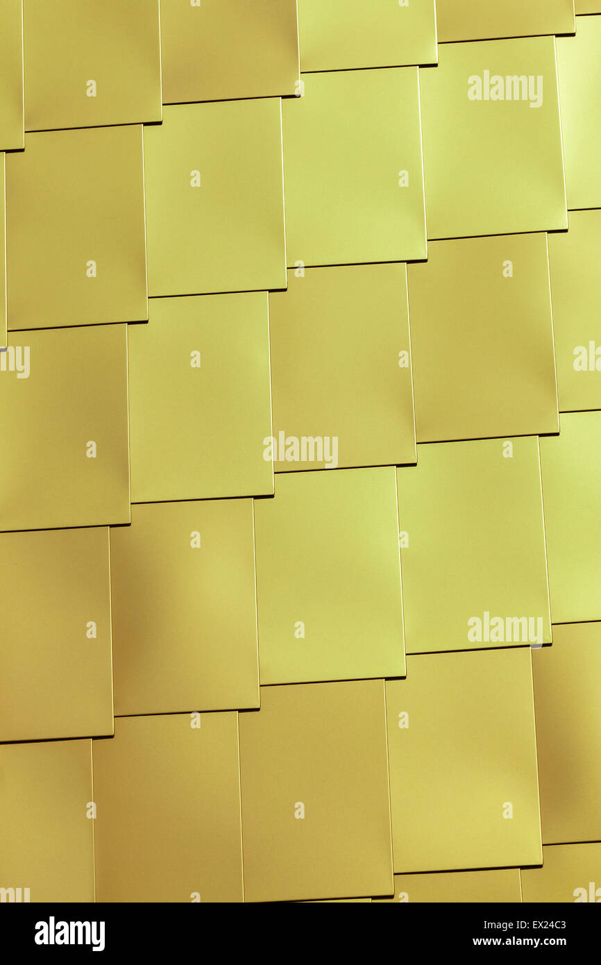 Yellow Vinyl Tile wall Background. Vertical shot Stock Photo Alamy