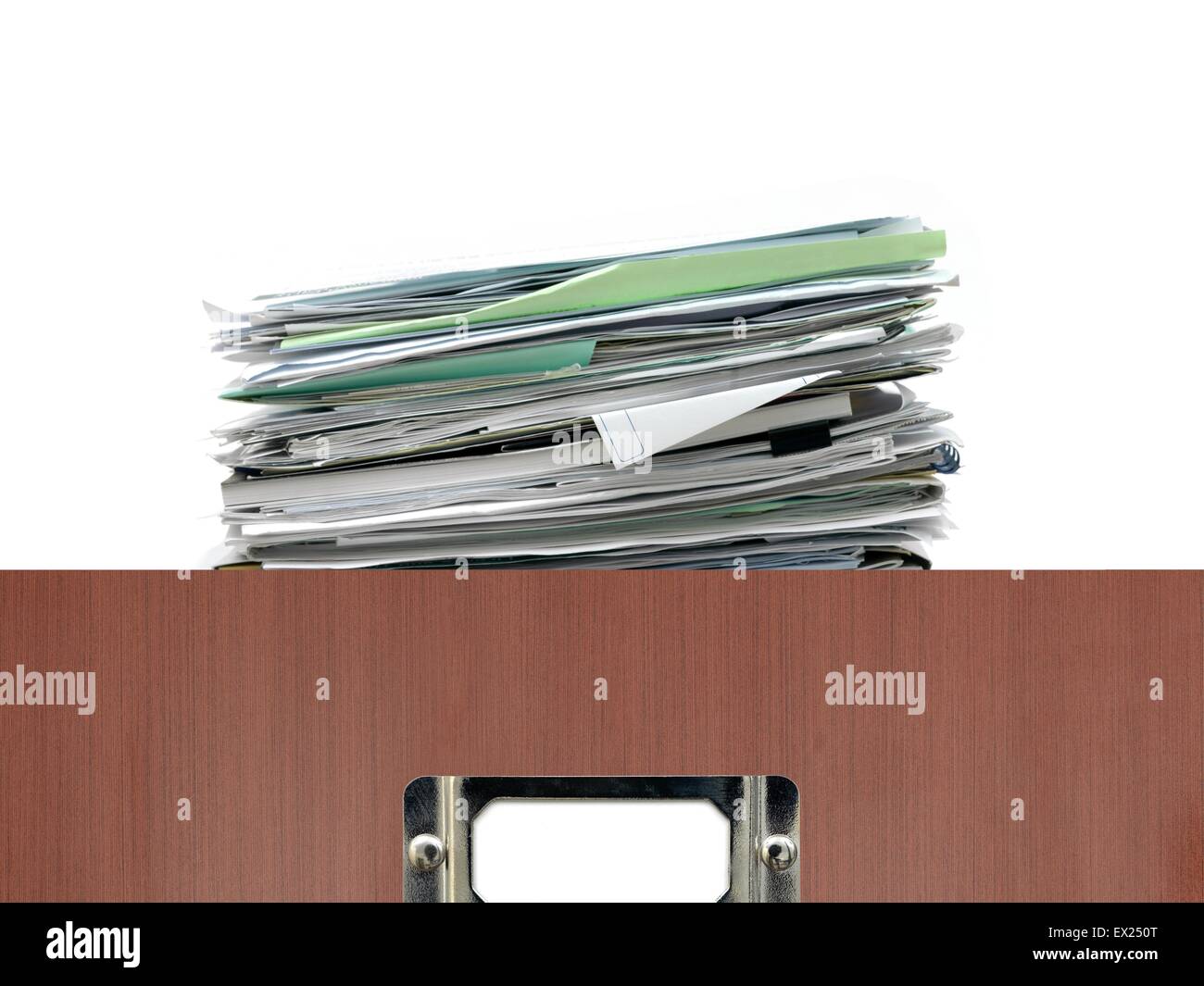 A close up shot of business filing Stock Photo Alamy