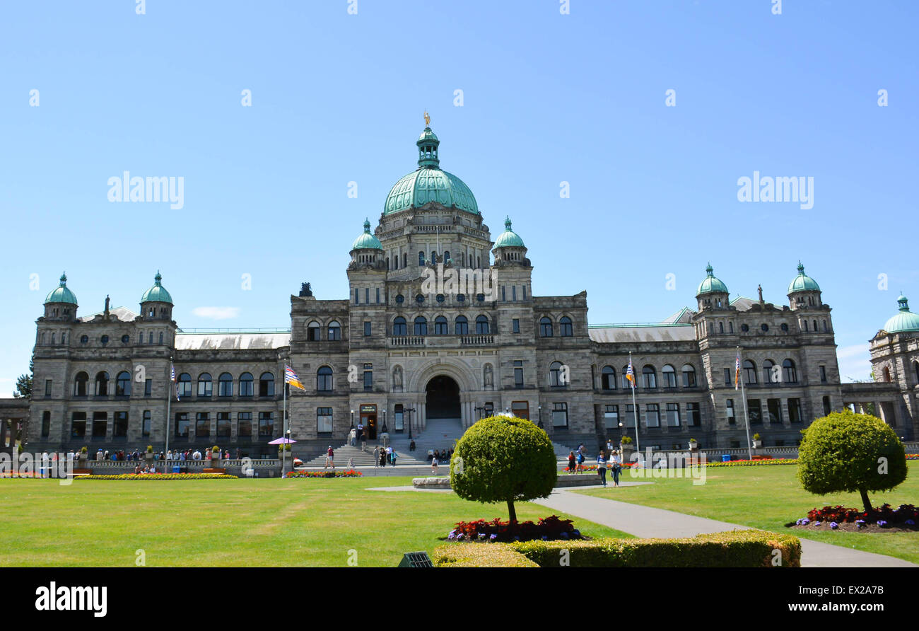 British columbia parliament building hires stock photography and
