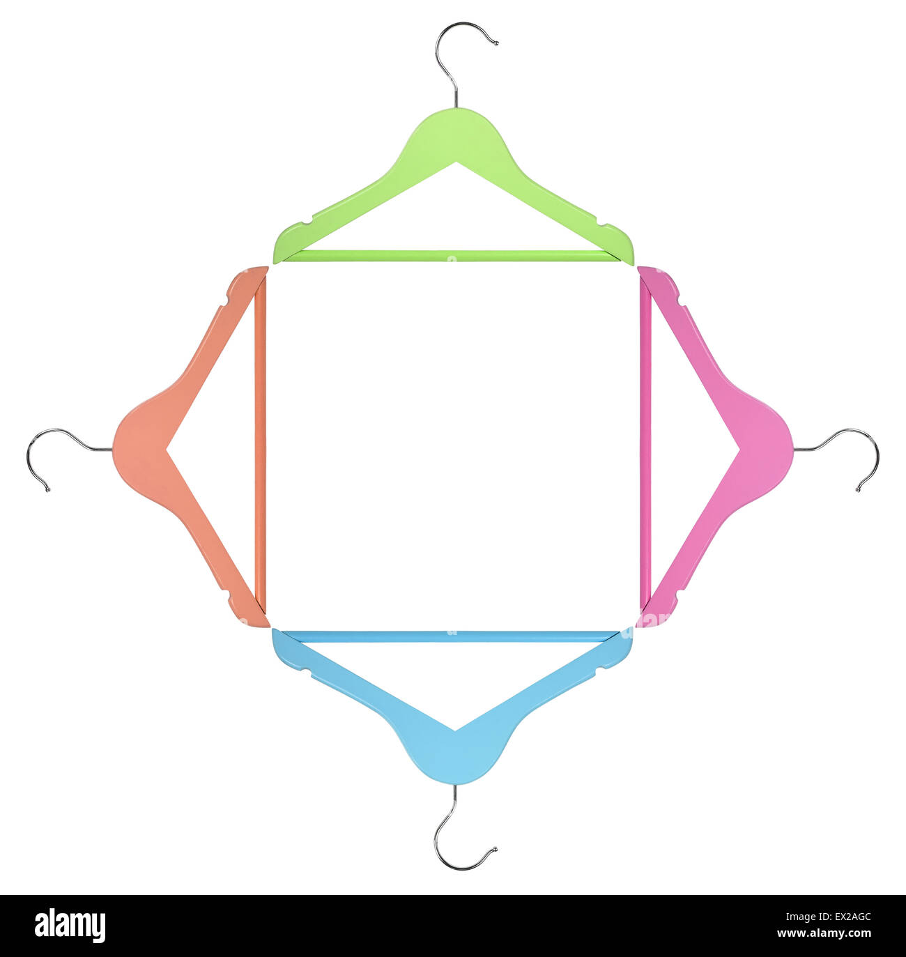 Coat hangers cutout hi-res stock photography and images - Alamy
