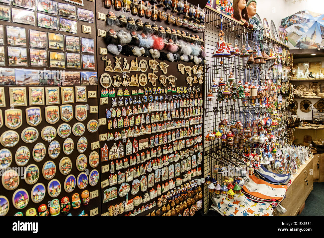 Souvenir shop in tallinn estonia hires stock photography and images