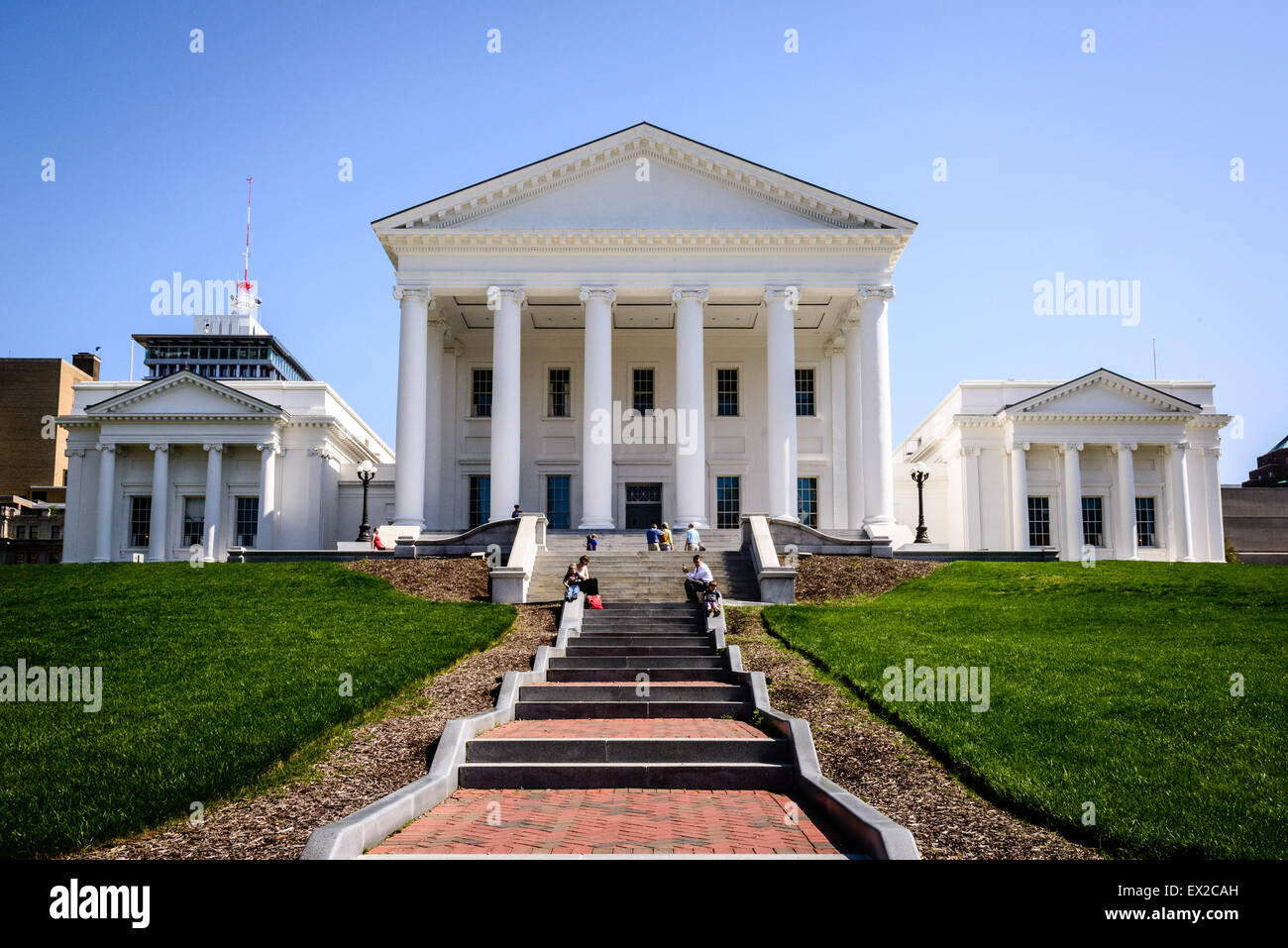 Virginia State Capitol, Capitol Square, Richmond, Virginia Stock Photo